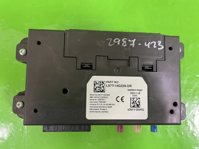 FORD FOCUS MK4 Bluetooth Module Interface Control Ecu Lx7T14G229Dr 2020 ...