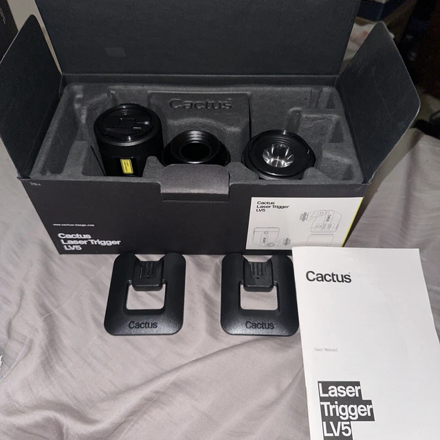 Disparador de flash láser Cactus LV5. Completo en caja ENVÍO GRATUITO
