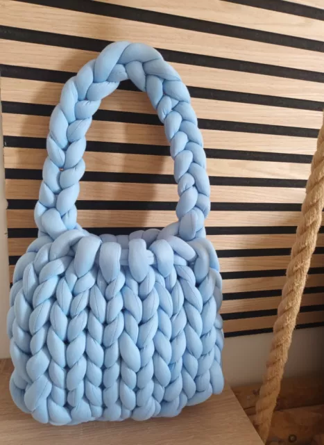 Borsa Intrecciata A Mano "Chunky"