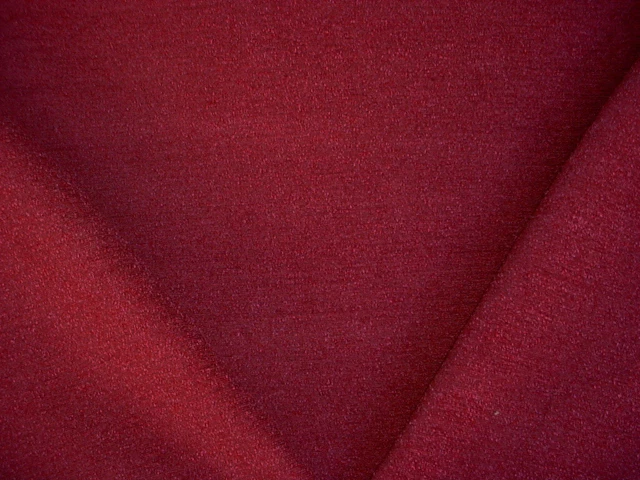 13-1/8Y Valdese Weavers Berry Red Fuschia Textured Boucle Upholstery Fabric
