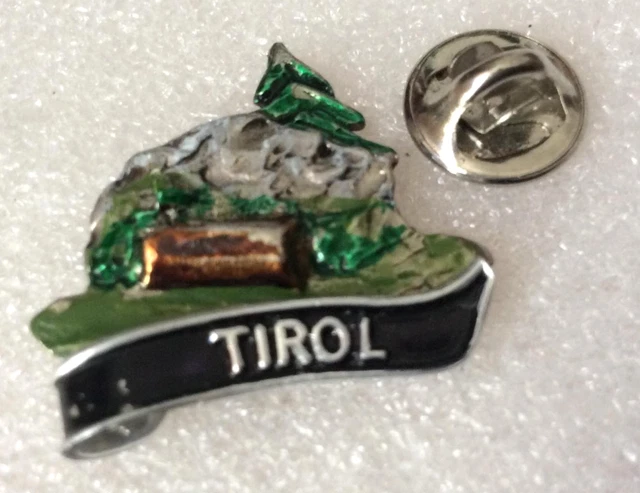 Épingle à Revers Vintage Tyrol (Autriche/Italie) – Collection Montagne