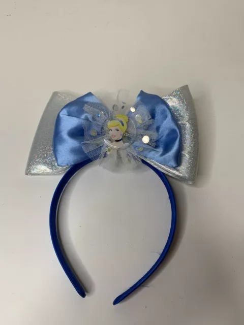 Disney Princess Cinderella Headband Fancy Dress Deluxe Party Costume Cameo Bow