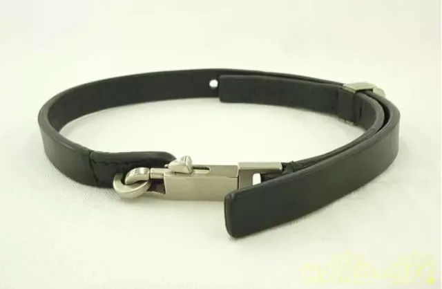 Rick Owens Ra02A0800/Lge Leather Choker