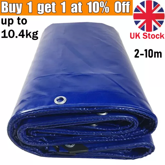 120gsm Heavy Duty Waterproof Tarpaulin Truck Tarp Furniture Cover Garden Canopy