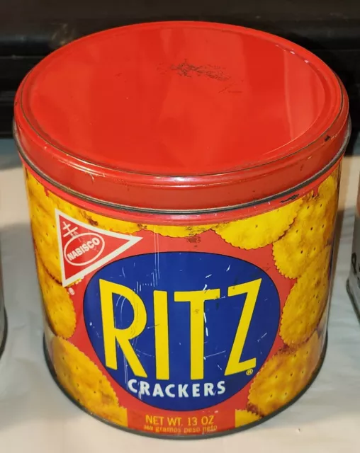 Antique Nabisco Ritz Crackers Tin / Container EXCELLENT