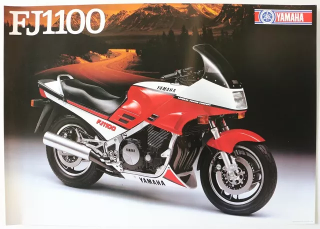 Affiche Poster Moto Yamaha Fj1100 Fj 1100 ( A )