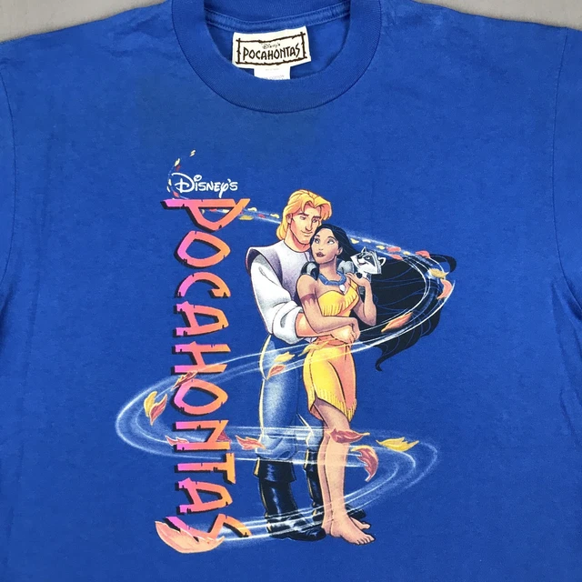 vintage 90s POCAHONTAS WALT DISNEY T-Shirt MEDIUM/LARGE movie cartoon