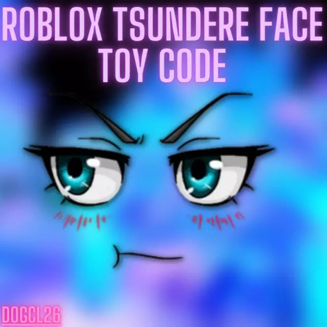 Roblox Toy Code Tsundere Emi Expression Rare Face Avatar Accessory Sent  Messages