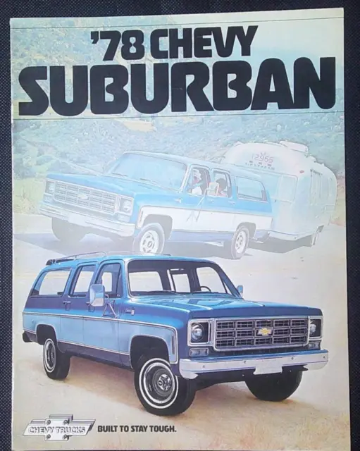 1978 Chevy SUBURBAN Auto Dealer  Sales Brochure