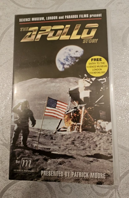 THE APOLLO STOREY -Presented By Patrick Moore-Vhs Tape Cassette- £12.95 ...