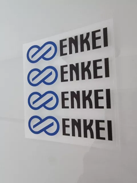 Enkei Aufkleber Logo Mitsubishi Lancer Evolution EVO Felgen Wheels Sticker 7 8 9 3