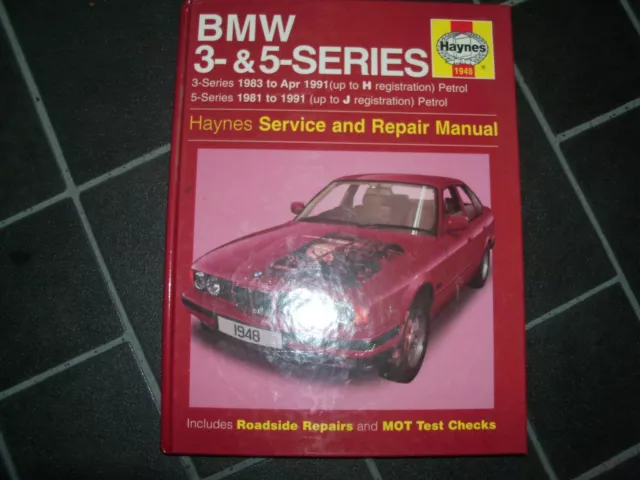 Bmw 3 & 5 Series Haynes Workshop Manual 1981-1991 Petrol