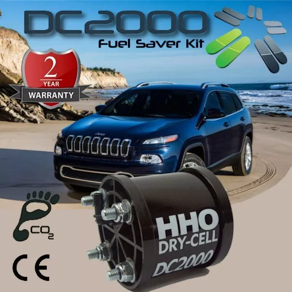 Kit HHO Hydrogène DC2000 Complet Moteurs jusqu'à 2400 cc économie Garanti