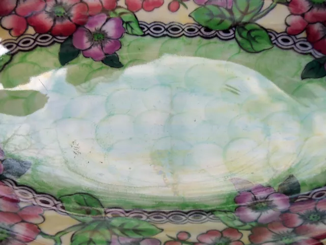 Maling Doric Shaped Dish - " May Bloom - Victoria Green" - 6481 - 1940's 2