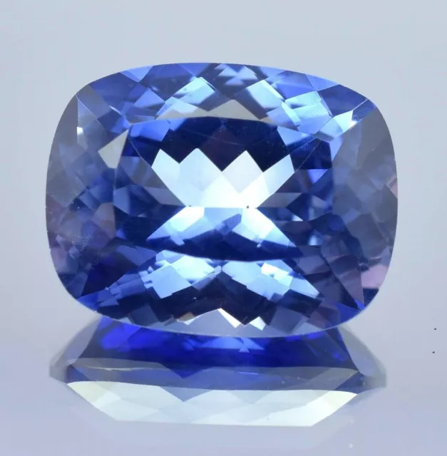 14.95 Ct Natural Blue Ceylon Sapphire Emerald Cut 14X12 GIE Certified Gemstone