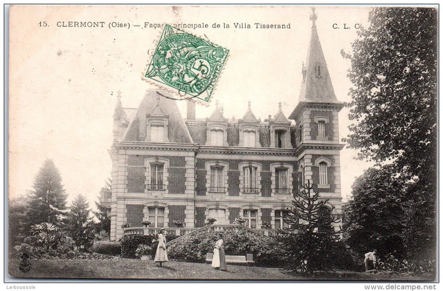 60 CLERMONT - facade principale de la villa tisserand