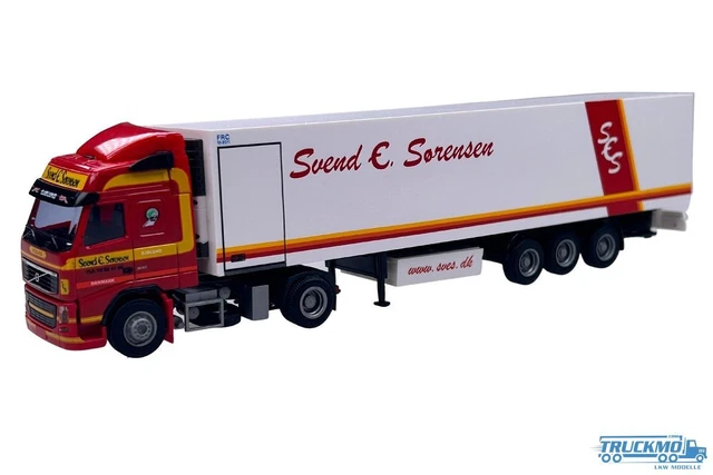 Miniature VOLVO FH12 Globetrotter 4x2 avec citerne 3 Essieux VAN HEUR