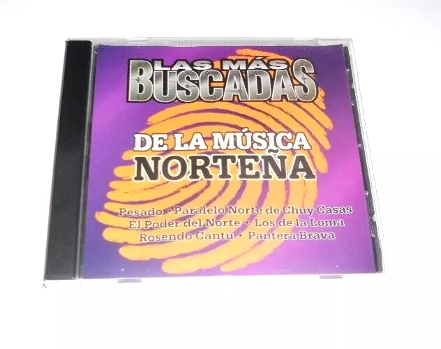 Las Mas Buscadas De La Musica Nortena (Music CD) Cut Out by Spine of Case