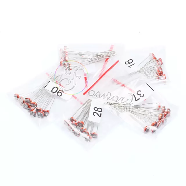 Photoresistors 5506/16/28/37 - 5539 Photo Resistors Light-Dependent 50P Assorted