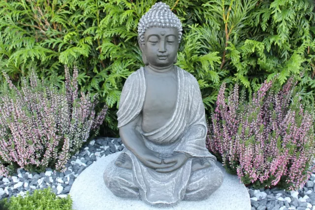 Steinfigur Buddha, 165/1 Feng Shui, Gartenfigur Deko Geschenk Figur Skulptur