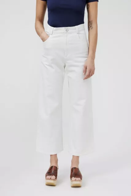 Rachel Comey DIRTY WHITE Women's Pennon Cropped Pant, US 00