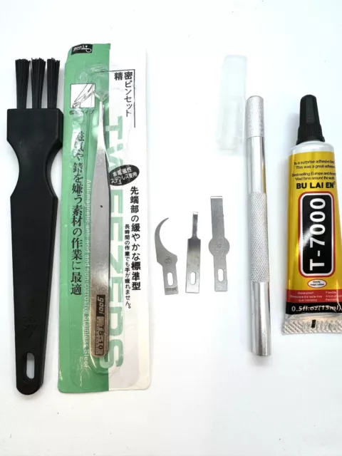 Back glass removal set for iphone flexible tips for tight corners,ic,chip,glue