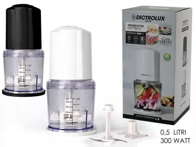 tritatutto frullatore elettrico da cucina trita tutto mini robot da cucina 500ml