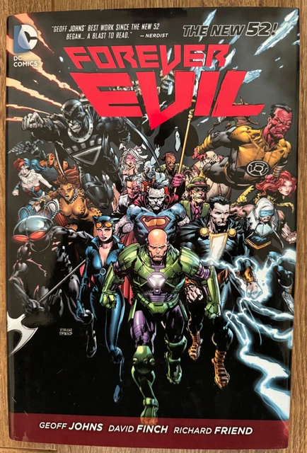 Forever Evil  New 52 Hardback Hardcover Graphic Novel DC Comics Johns Finch