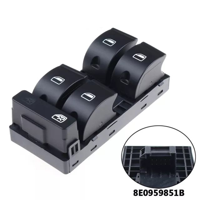 8E0959851B For Audi A4 B6 B7 Driver Side Electric Power Window Control Switch Uk