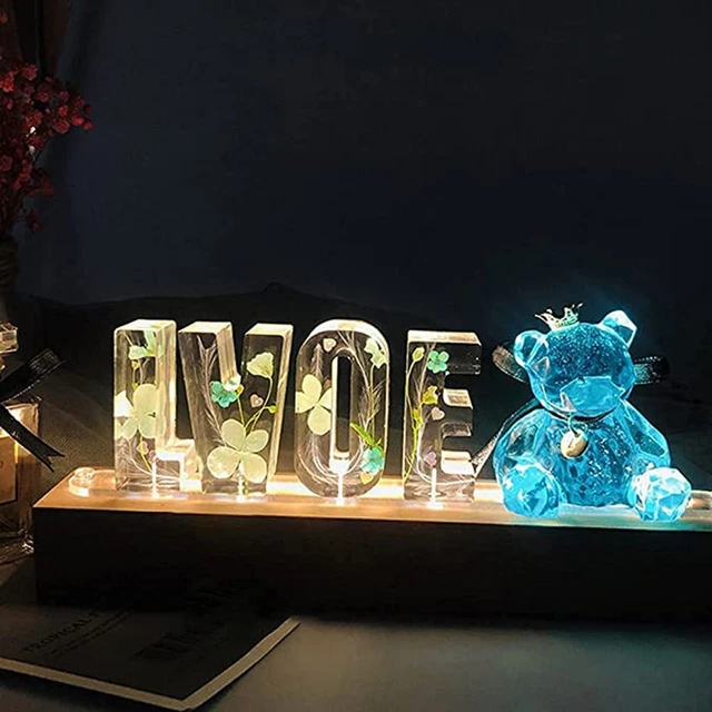Moldes de resina epoxi artesanales para hacer velas de molde de mesa hágalo usted mismo
