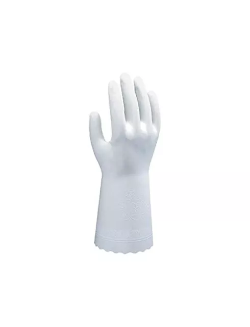 Guantes Antiacido PVC Blancos - Par De Guantes Protección