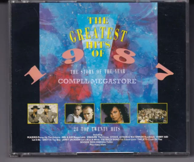 The Greatest Hits Of 1987 - 2Cd Boogie Box High Marrs Judy Boucher Taffy Erasure