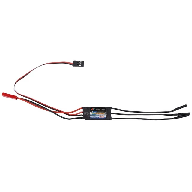 Contrôleur ESC Sans Balais Pour Avion RC – UBEC 10A – Protection Basse Tension Et Angle D’Avance Réglable