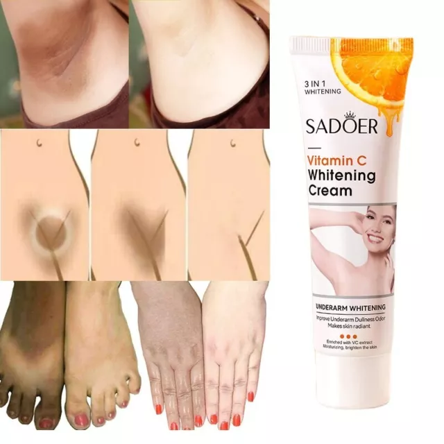 Crema Para Blanquear Blanqueadora De La Piel Axilas Piernas 50g