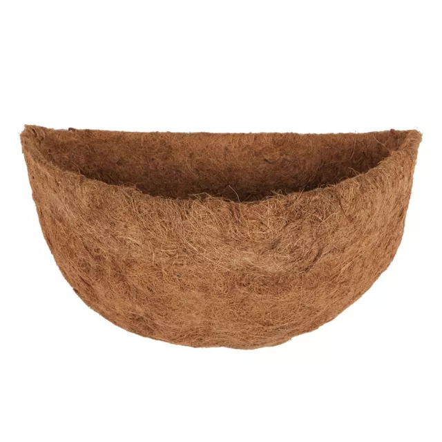 2pcs Natural Coconut Fiber Round Planter Liners,Coco Plant Liner For Gardening