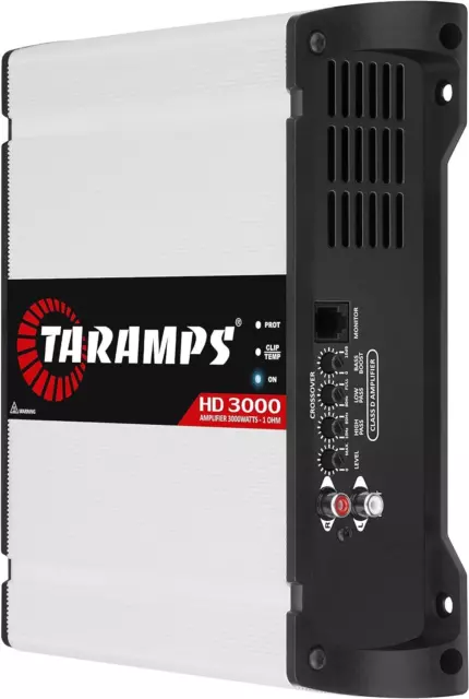 Taramps Car Amp HD3000-1 Full Range Monoblock Amplifier 3000W 1 Ohm Car Audio