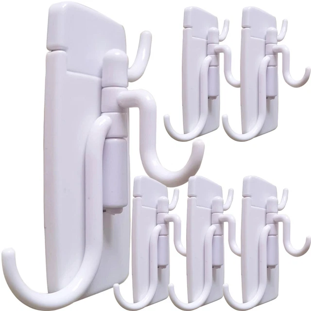 6 Pcs Sticky Hooks Hanging Coat Hanger Hat Hangers Wall Hook