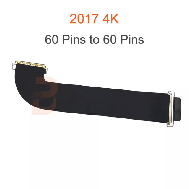 New For iMac 21.5" A1418 4K LCD LVDS Screen Flex Cable 60pin+60pin 2017 Year