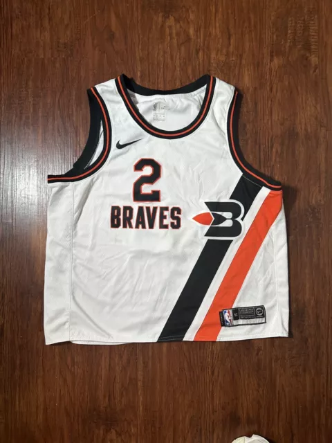 NWT LA Clippers Buffalo Braves Team Issued HWC Warm Up Jersey. CI5522-100.  Sz M