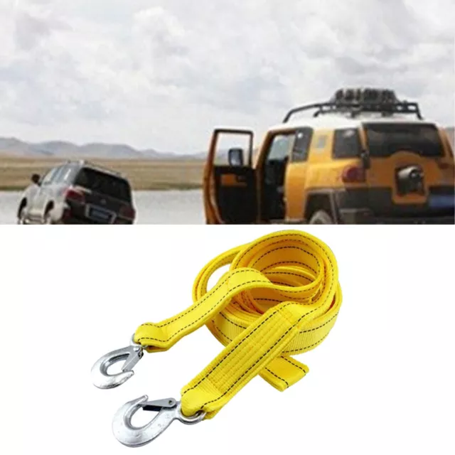 Tow Strap With Hook Tow Rope Recovery Strap Towing Strap Tow Cable 5 Ton Load