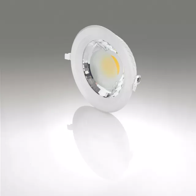 Vivida - Faretto ad incasso tondo, Bianco, 10 / 20 / 30W COB LED, 3000 / 4100K