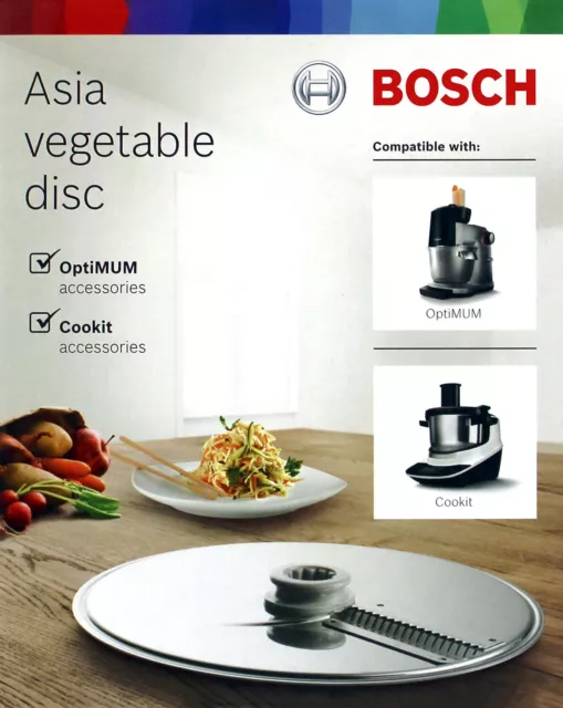 Bosch MUZ9AG1 Asia-Gemüse-Scheibe NEU und OVP