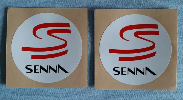 Lot De 2 Stickers Autocollant Double S  -  Ayrton Senna