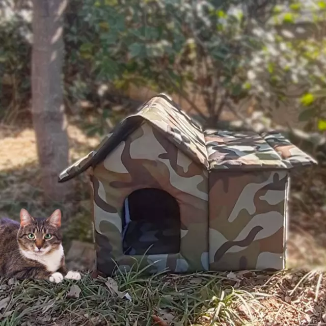 Puppy Tent House Waterproof Pet Shelter for Indoors Outdoors Cat Camping