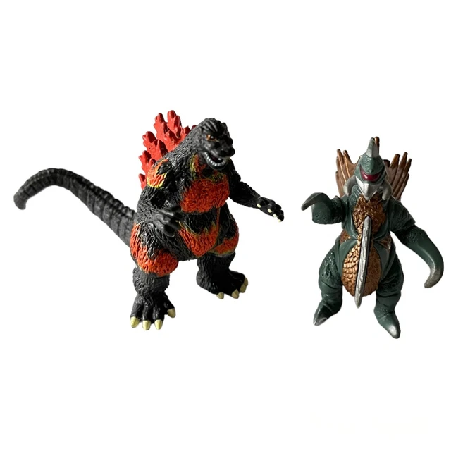 Godzilla Gigan and Burning Godzilla Pack Of Destruction Mini Figures 2.5" Bandai