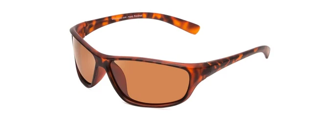 Coyote Eyewear P-38 Sportsman's Polarized Sunglasses, Matte Tortoise Frame, Brow Coyote Eyewear P-38 Sportsman's Polarized Sunglasses, Matte Tortoise Frame, Brow