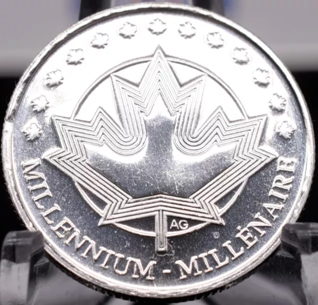 Coin Official Millennium Keepsake Canada Dove 2000 BOX + COA AUCT