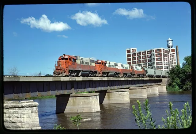 Illinois Central Gulf ICG IC Rockford IL Iowa Division Original Kodachrome Slide