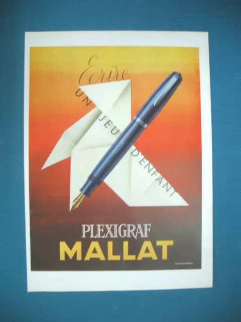 Malat Press Advertisement Plexigraph Origami Folding Cooker Ad 1948