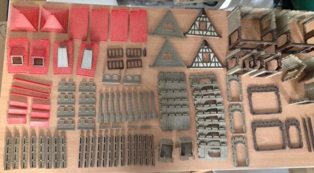 Playmobil Mittelalter Konvolut 80er Nr.3445 Schuldturm, Nr.3442 Schmiede - je 2x